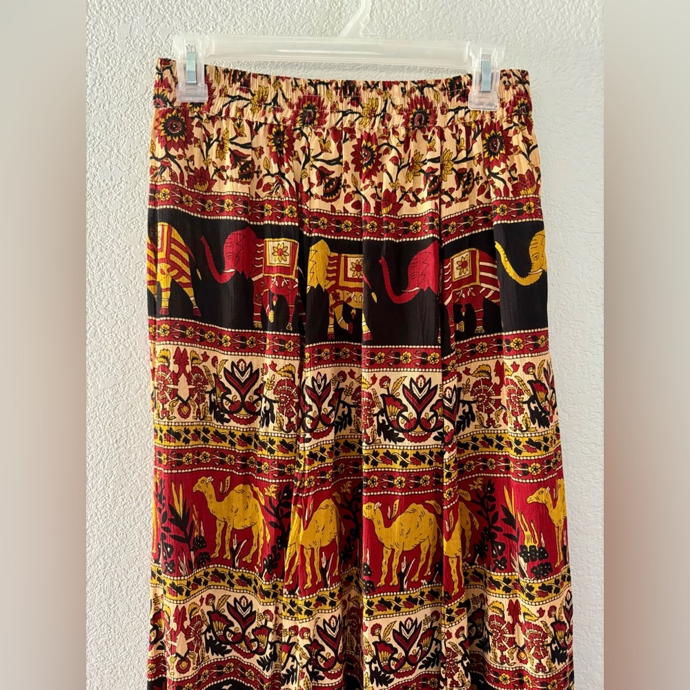 Raga Elephant & Camel Boho Skirt - image 2